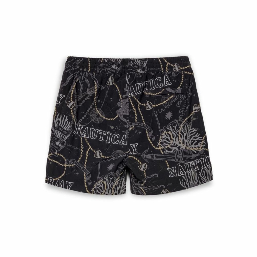 Grimey Shorts | Pantalon Corto Grimey Mighty Harmonist Nautica X Grmy - Black - Ss24