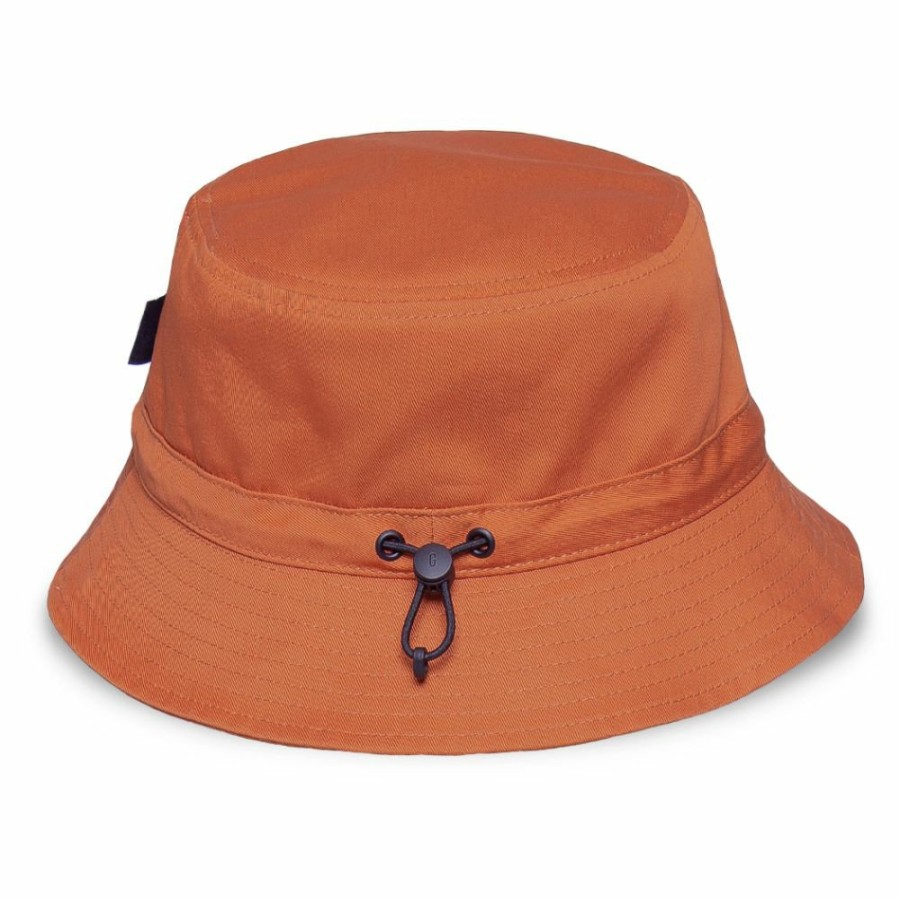 Grimey Head Wear | Grimey "Gem Cutting" Bucket Hat - Brick - Fall 21