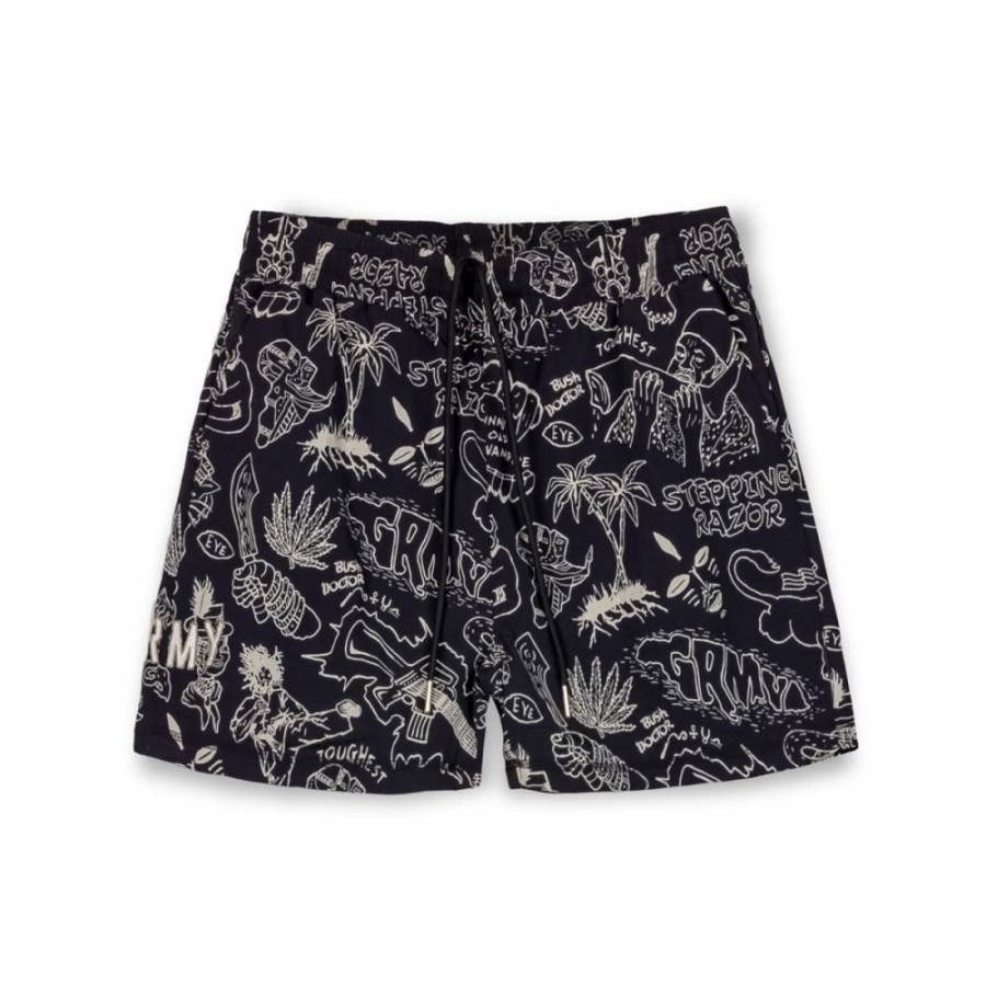 Grimey Shorts | Pantalon Corto Grimey The Toughest - Black - Spring 23