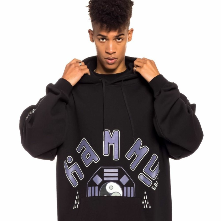 Grimey Sweatshirts | Sudadera "Space Hammu X Grimey" Hoodie - Black - Spring 22