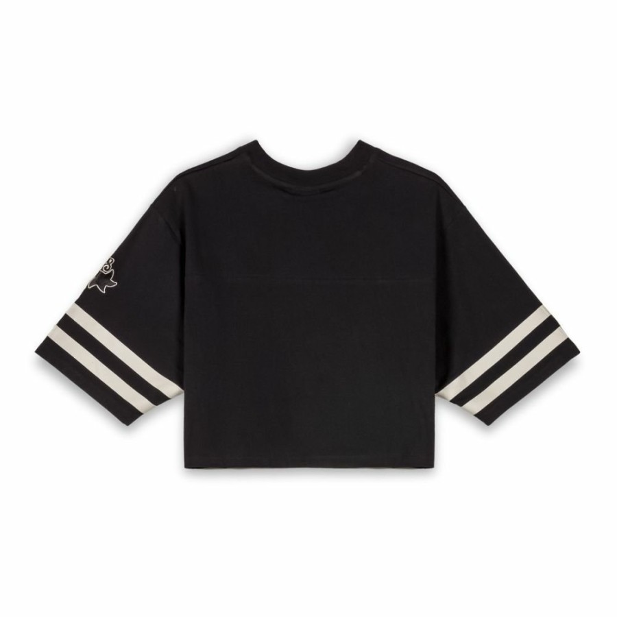 Grimey Tees & Tops | Grimey Madrid Girl Crop Football Jersey - Black - Fw23