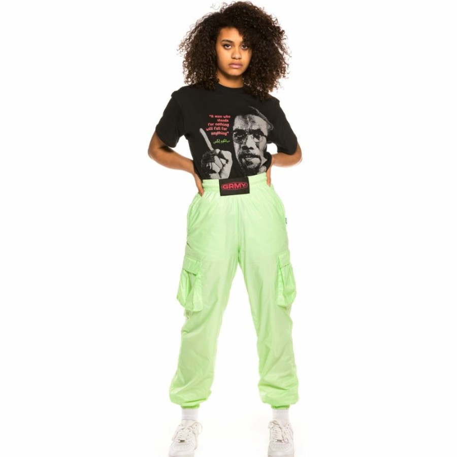 Grimey Pants & Leggins | Grimey Yanga Girl Cargo Pants Ss20 Green