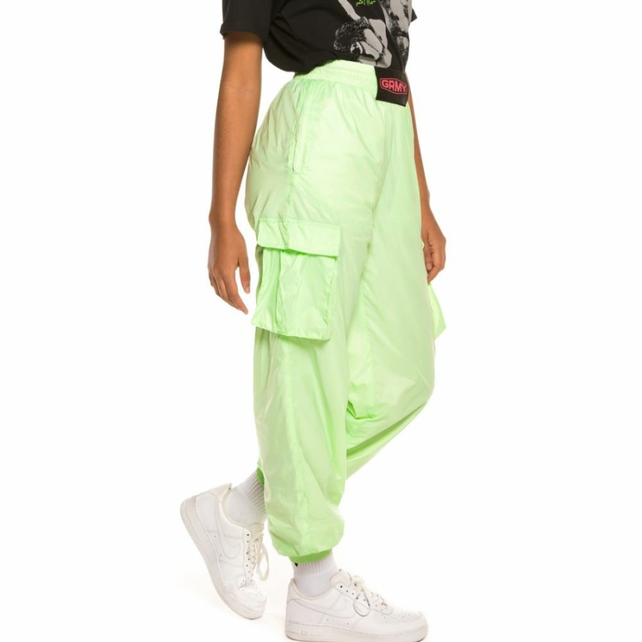 Grimey Pants & Leggins | Grimey Yanga Girl Cargo Pants Ss20 Green