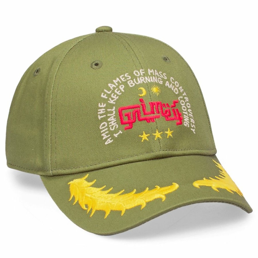 Grimey Head Wear | Grimey "Glorified" Curved Visor Cap - Green - Spring 22