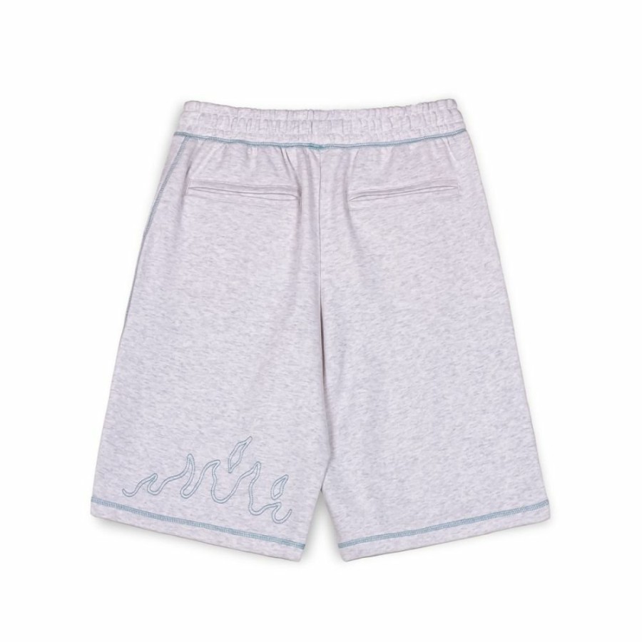 Grimey Shorts | Grimey Fire Route Baggy Sweatshorts - Sport Grey - Spring 23