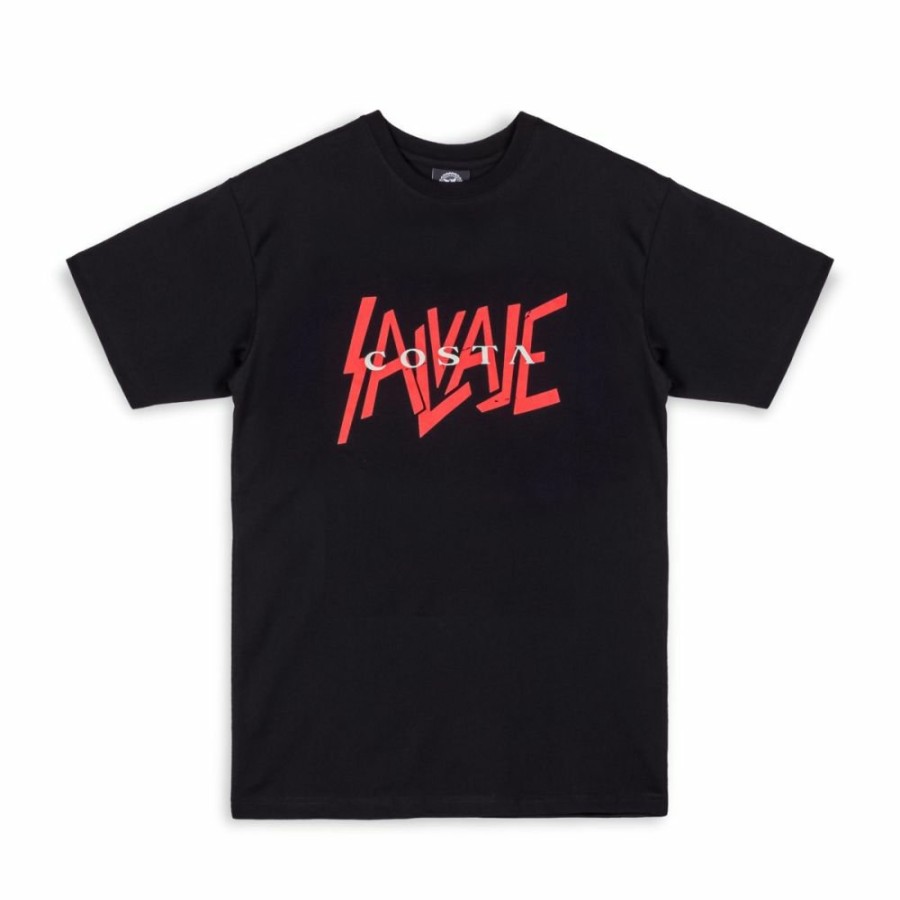 Grimey Music | Costa X Grimey "Salvaje" Black Tee + Free Poster (Limited Edition)