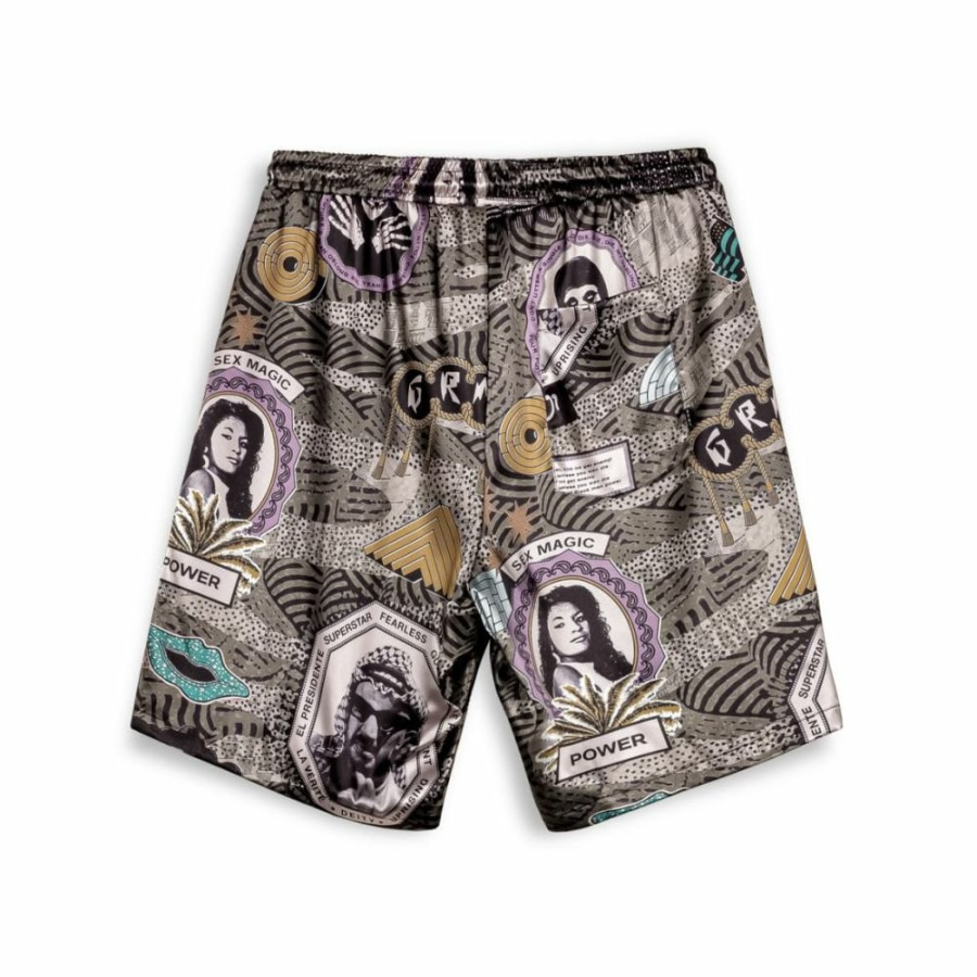 Grimey Shorts | Pantalon Corto Grimey Supastar Satin - Green - Ss24