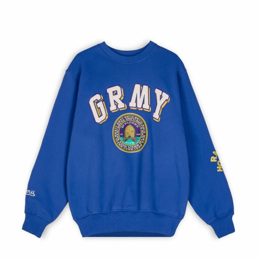 Grimey Sweatshirts | Sudadera Grimey "Hive" Crewneck - Blue - Fall 22