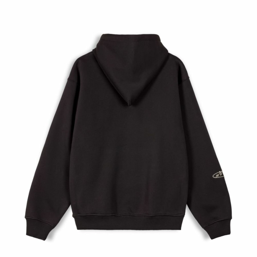 Grimey Organic | Sudadera Capucha Grimey Melted Stone Vintage - Black - Fw23