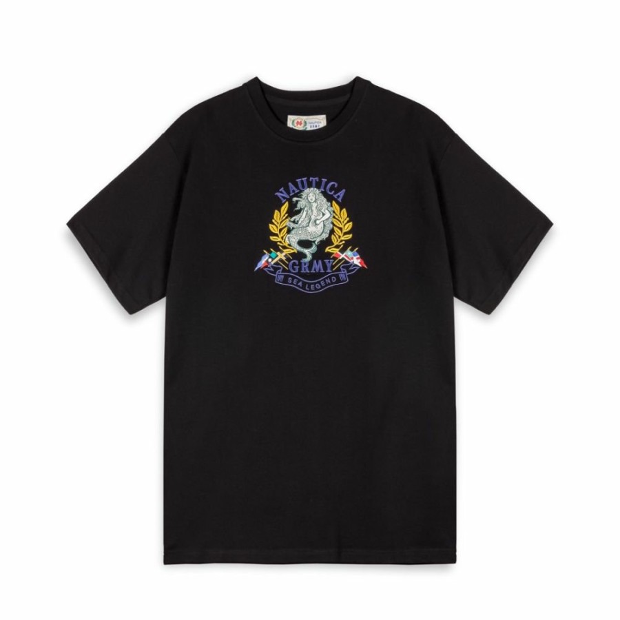 Grimey Ss24 | Camiseta Grimey The Sea Legend Nautica X Grmy - Black - Ss24