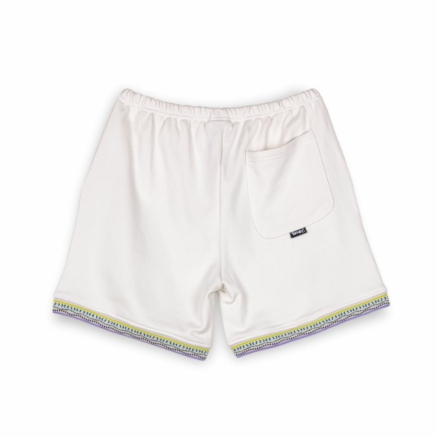 Grimey Shorts | Grimey Ufollow Grmy Sweatpants - White - Spring 23