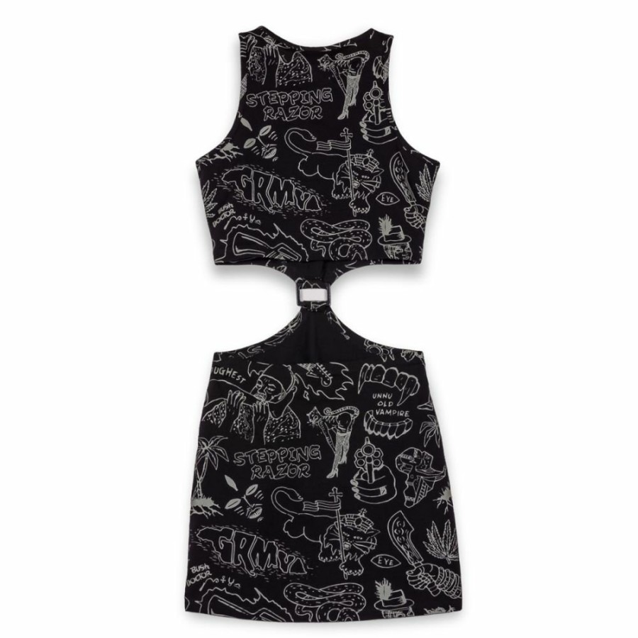 Grimey Dresses | Grimey The Toughest Girl Dress - Black - Spring 23