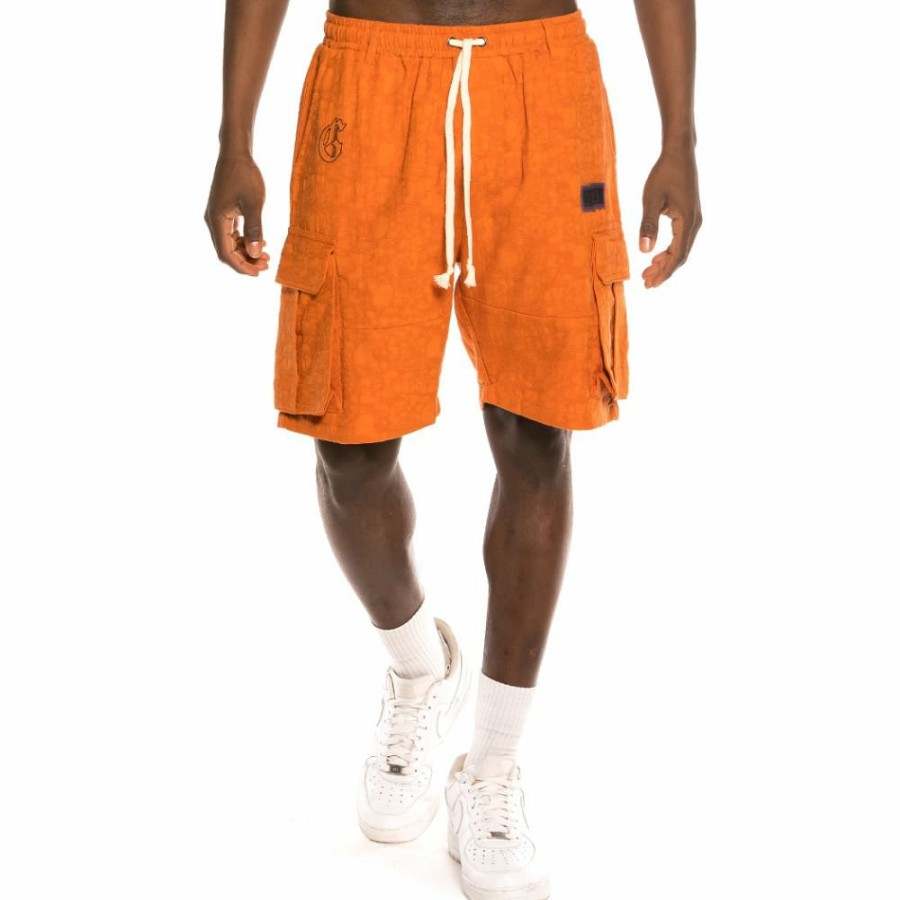 Grimey Shorts | Grimey "Liveution" Cargo Shorts Ss21 Brown