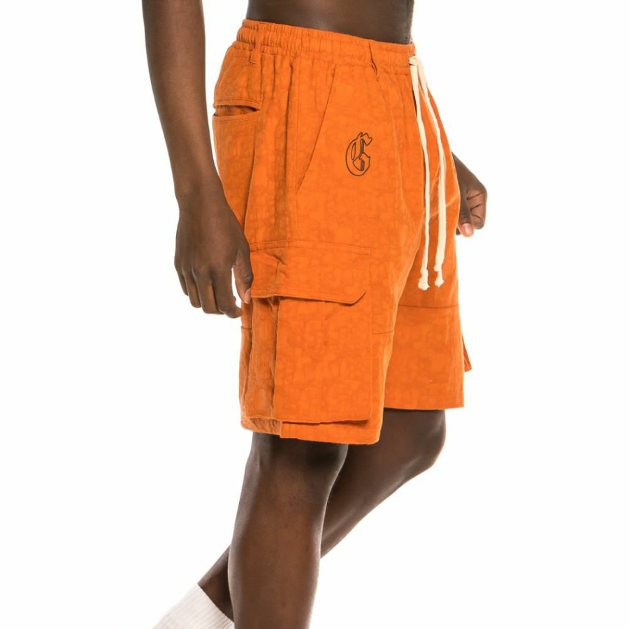 Grimey Shorts | Grimey "Liveution" Cargo Shorts Ss21 Brown