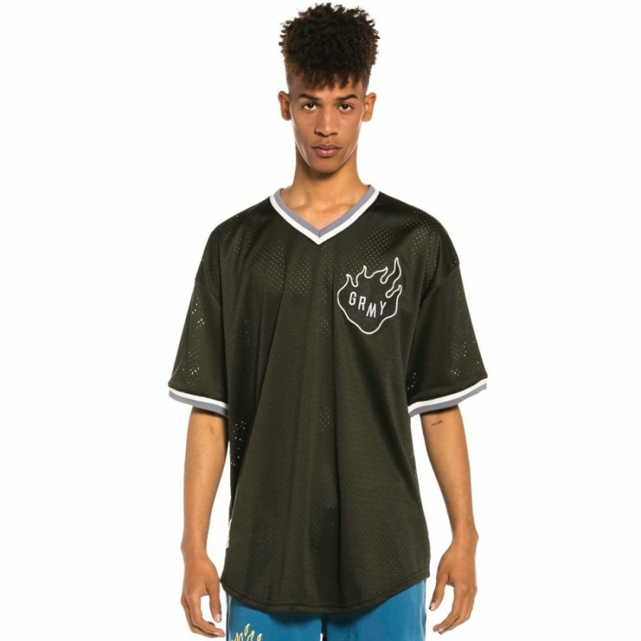 Grimey Tees | Camiseta De Mesh Grimey Trespass - Black - Summer 22