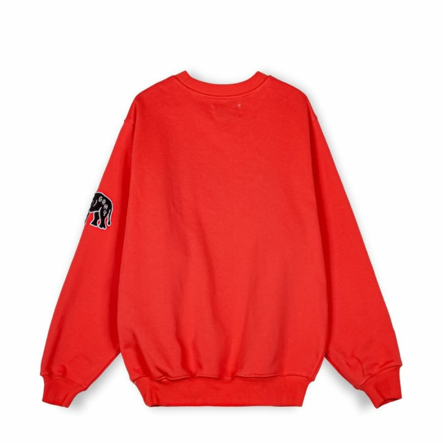 Grimey Sweatshirts | Sudadera Grimey The Clout Grmy Vintage - Red - Spring 23