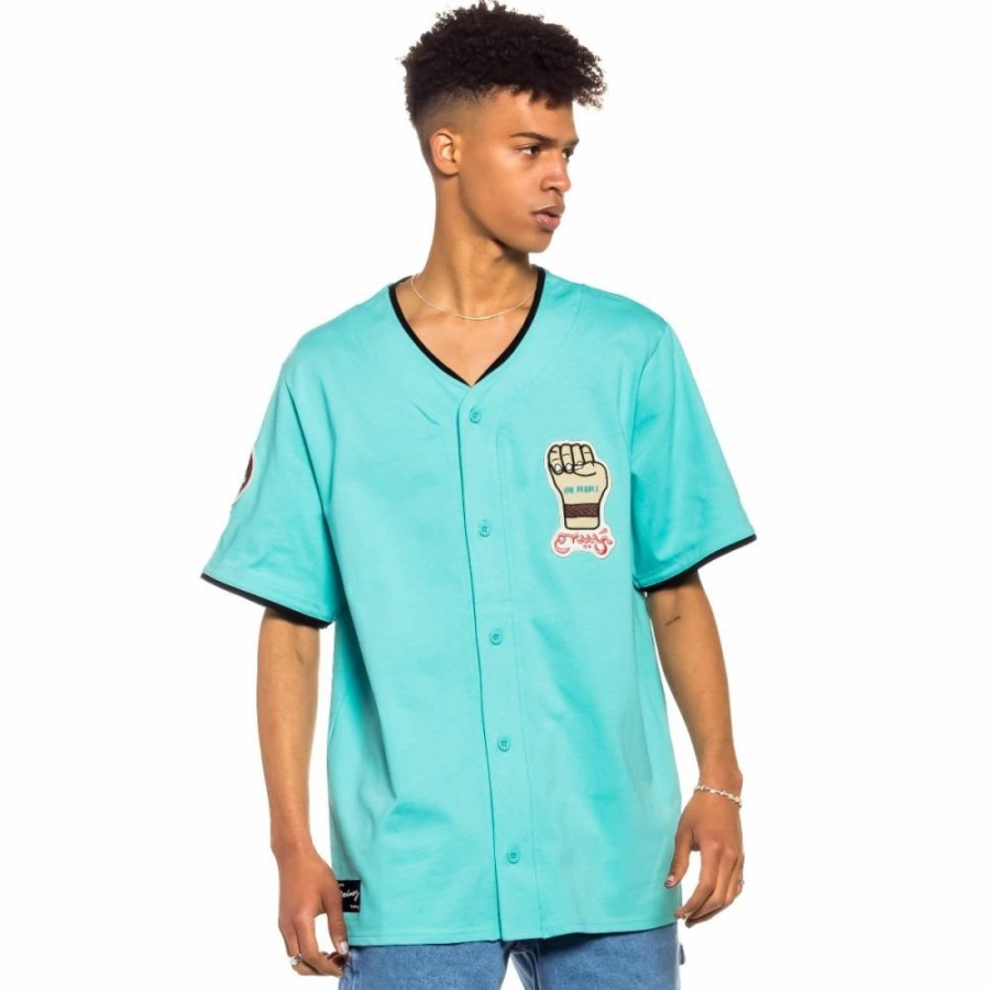 Grimey Shirts | Grimey Day Dreamer Baseball Jersey - Blue- Spring 22