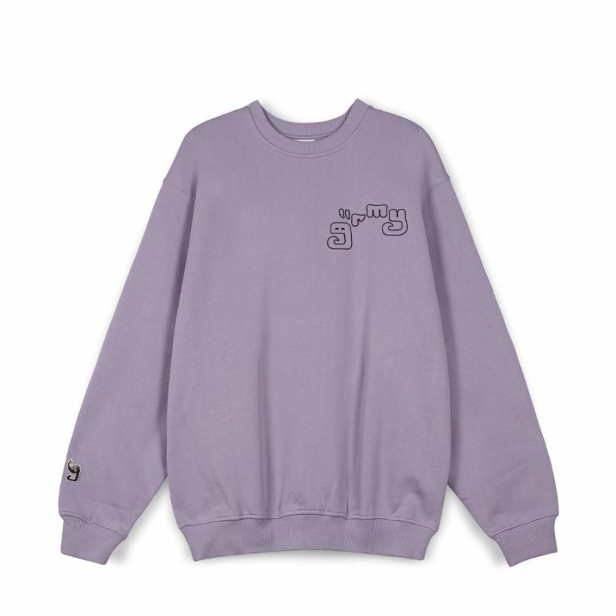 Grimey Sweatshirts | Sudadera Grimey Tusker Temple Vintage - Purple - Fw23