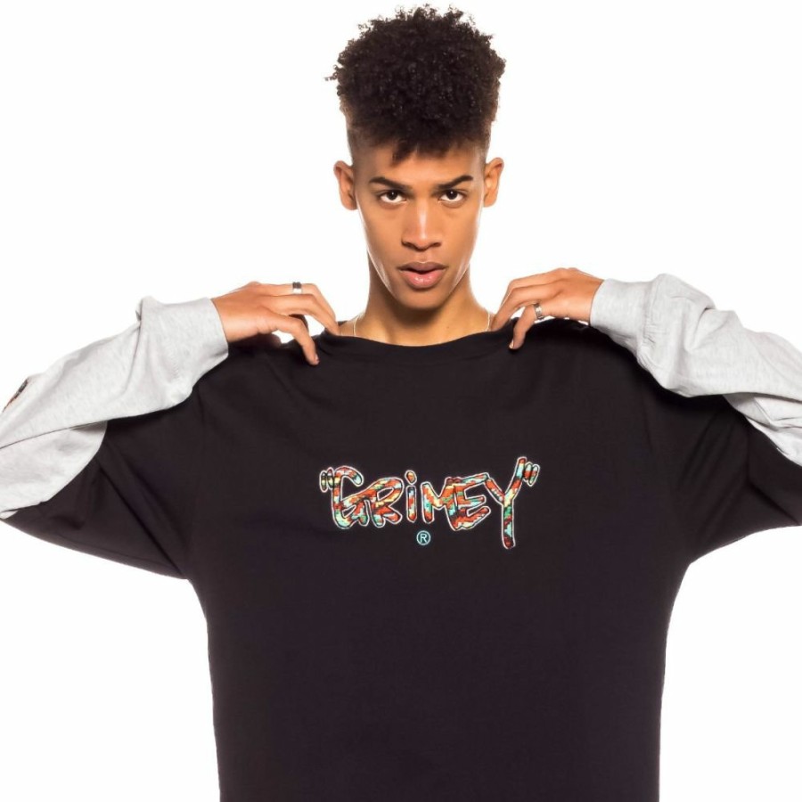 Grimey Tees | Camiseta Manga Larga Grimey Nine Winds Ls - Black - Spring 22