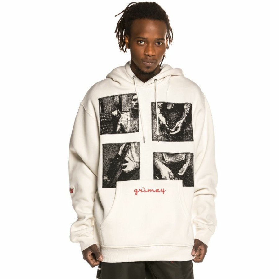 Grimey Sweatshirts | Sudadera Con Capucha "Grimey X Gzuz" - White - Spring 21