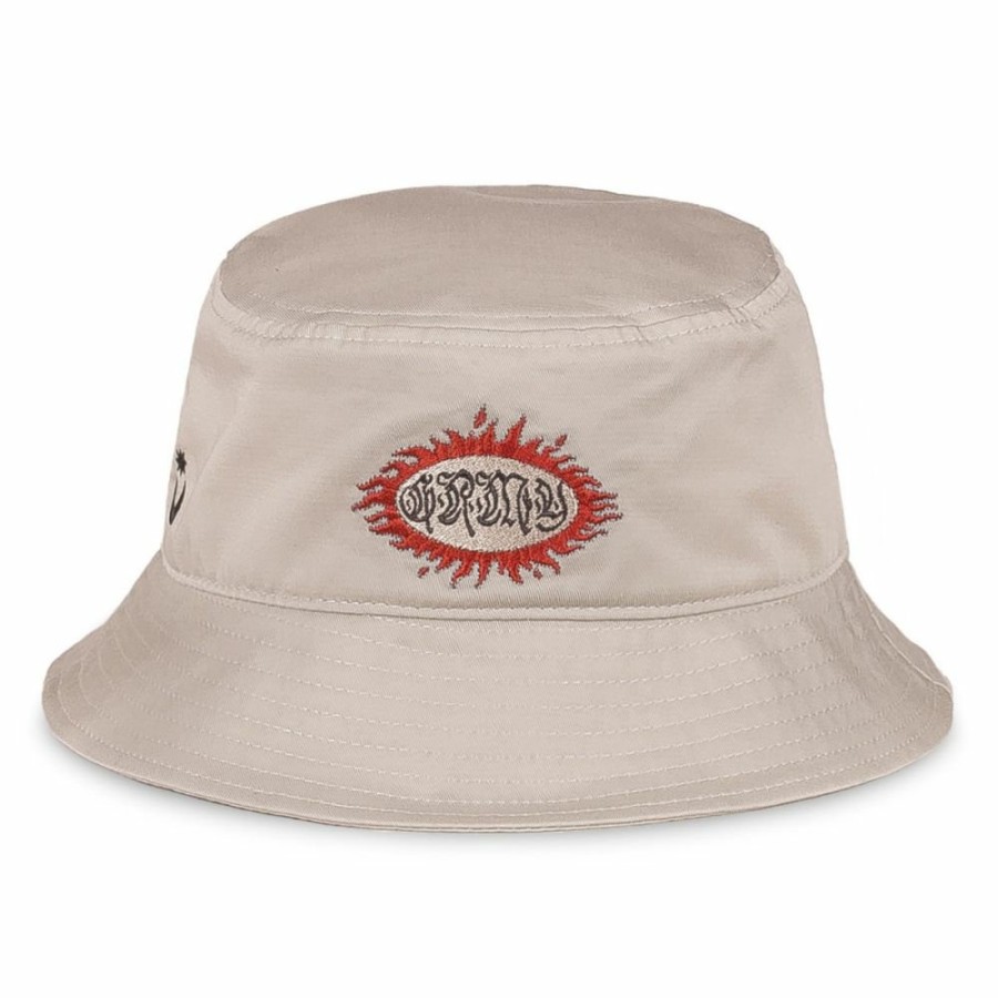 Grimey Head Wear | Bucket Grimey Fire Route - White - Spring 23