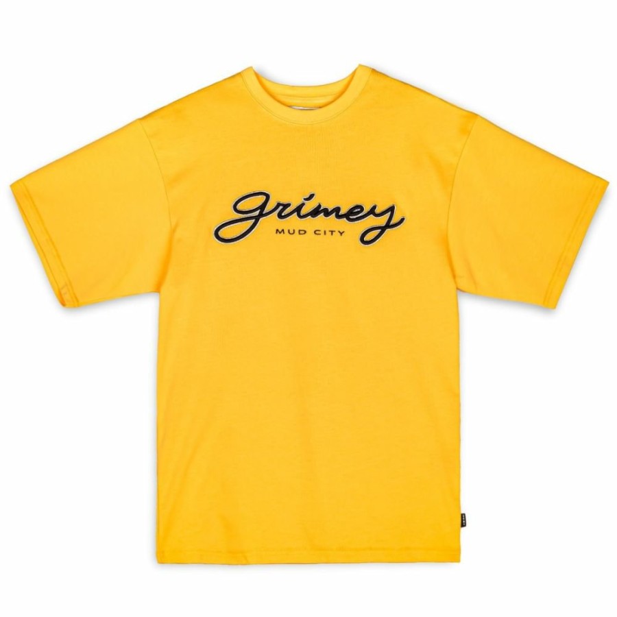 Grimey Tees | Camiseta Grimey "Dust Storm" Heavyweight - Yellow - Fall 22