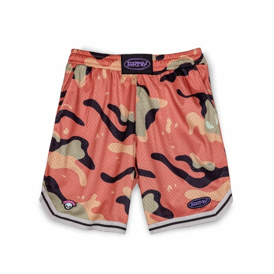 Grimey Shorts | Grimey Ufollow Mesh Basket Shorts - Brown - Spring 23