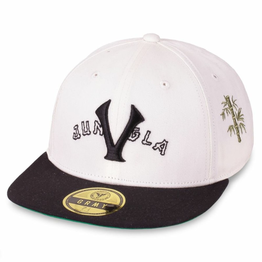 Grimey Head Wear | Grimey "Pasion Gamberra (Gp X Grmy)" Fitted Cap - White - Fall 22