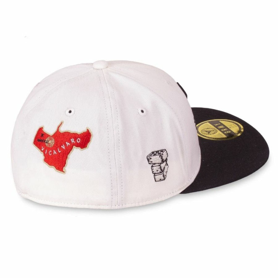 Grimey Head Wear | Grimey "Pasion Gamberra (Gp X Grmy)" Fitted Cap - White - Fall 22