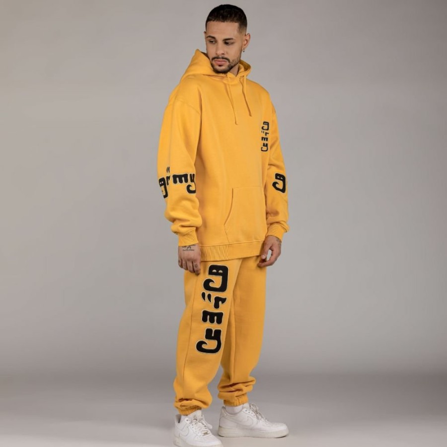 Grimey Outfits | Pack Grimey Pant + Hoodie "Lust Mantra" - Yellow - Fall 22