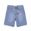 Grimey Shorts | Grimey The Toughest Shorts - Washed Light Blue - Spring 23