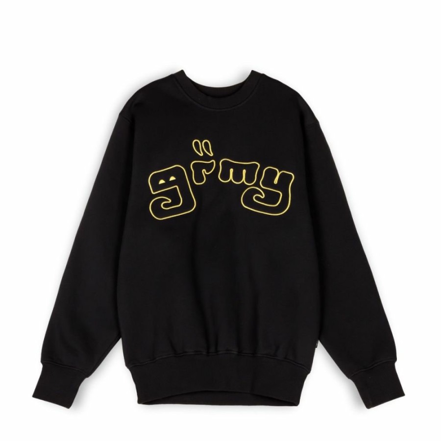 Grimey Organic | Sudadera Grimey "Lust Mantra" Crewneck - Black - Fall 22