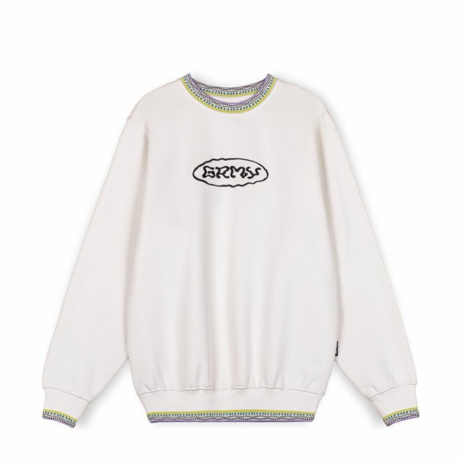 Grimey Sweatshirts | Sudadera Grimey Ufollow - White - Spring 23