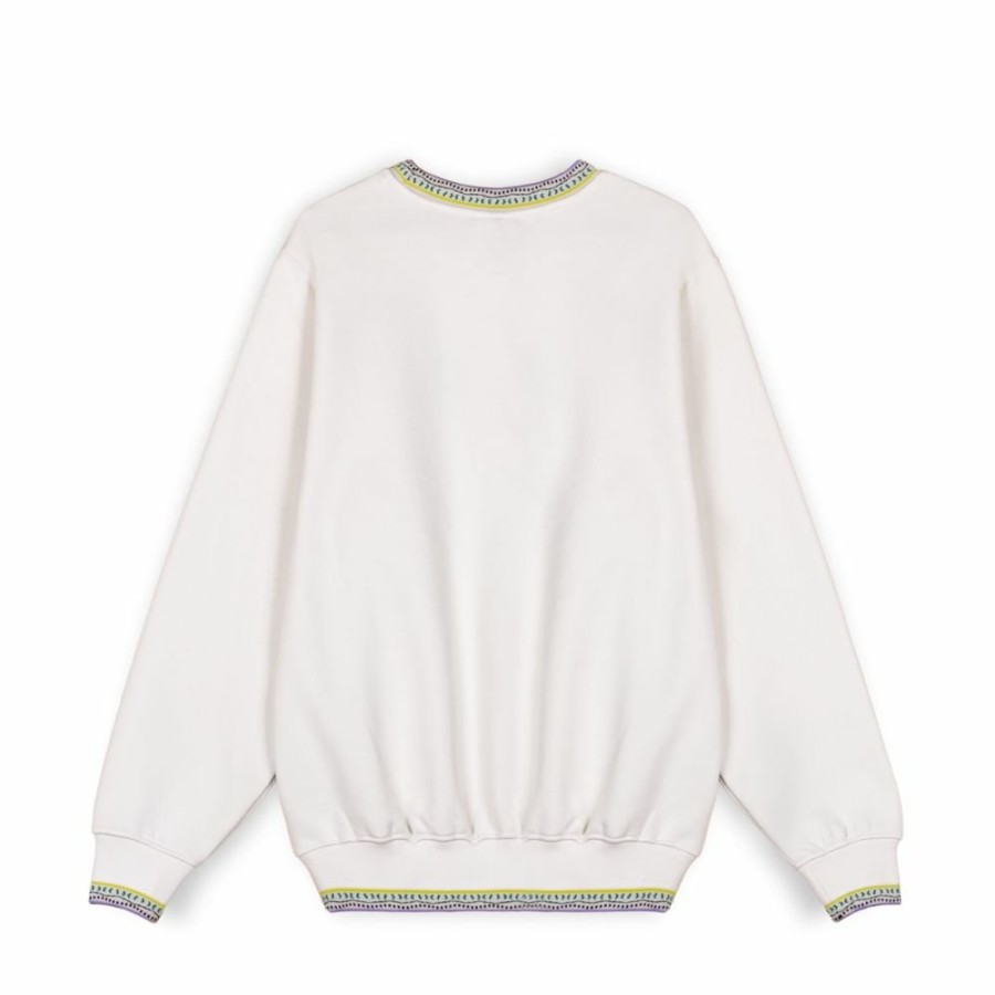 Grimey Sweatshirts | Sudadera Grimey Ufollow - White - Spring 23