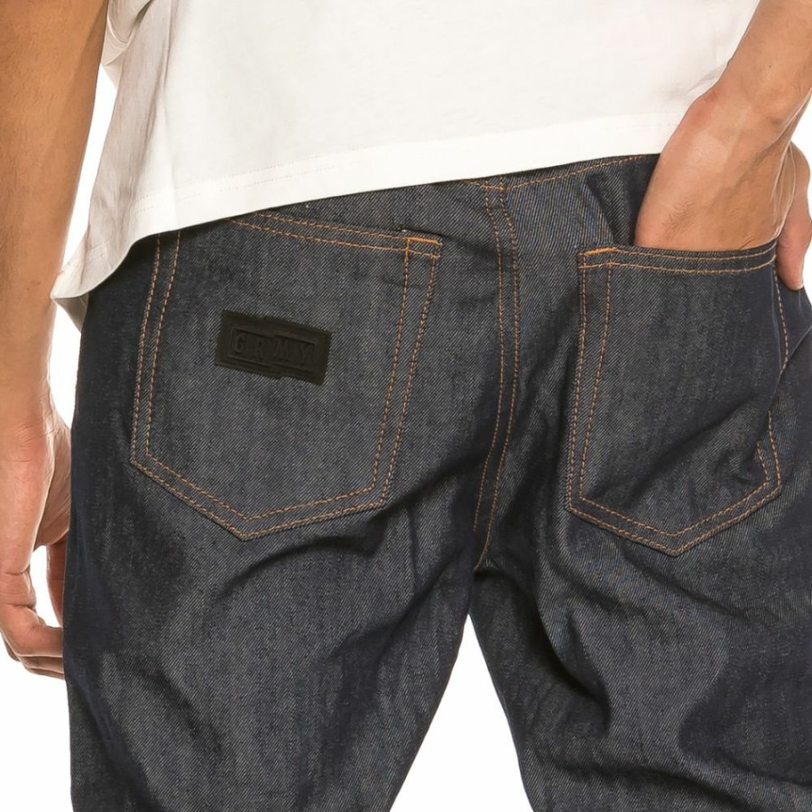 Grimey Pants | Pantalon Grimey Yanga Regular Raw Denim Ss20 Indigo