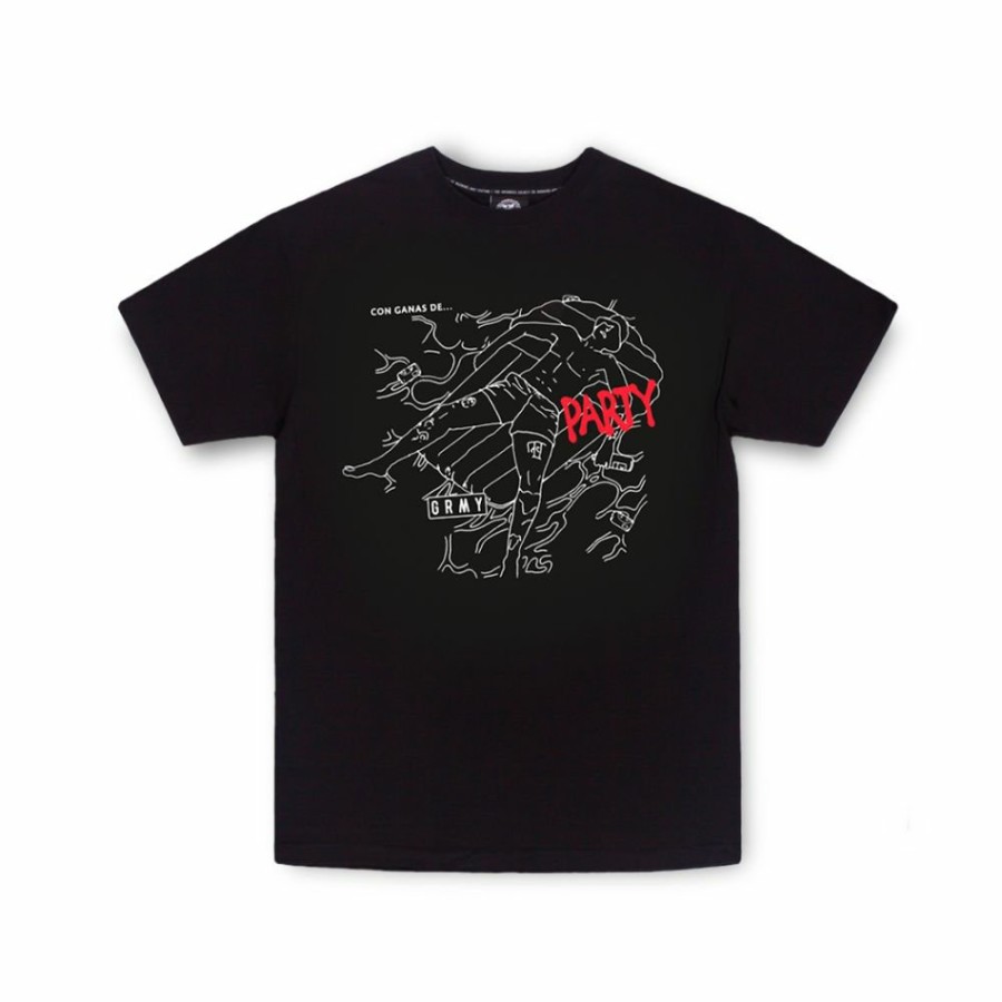 Grimey Music | Grimey X Kru2 Tee - Black ( Limited Edition )