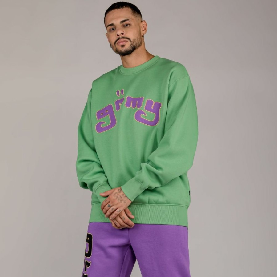 Grimey Outfits | Pack Grimey Pant + Sweatshirt "Lust Mantra" - Purple/Green - Fall 22