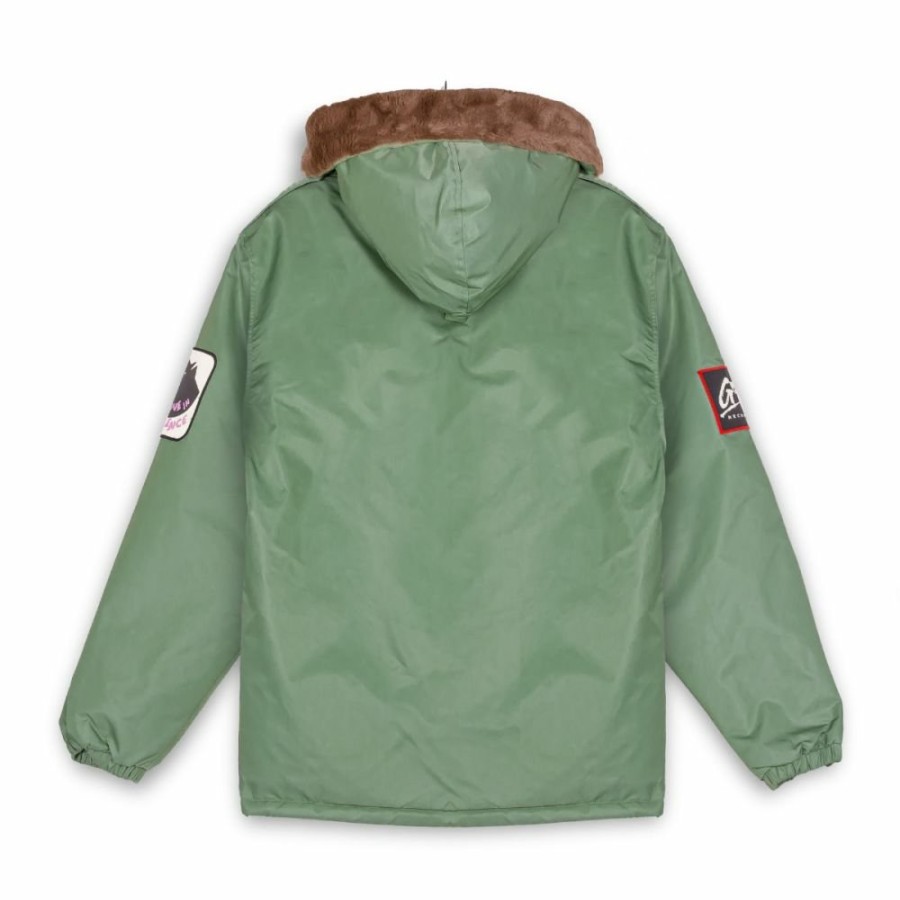 Grimey Coats | Parka Grimey "Pasion Gamberra (Gp X Grmy)" - Green - Fall 22