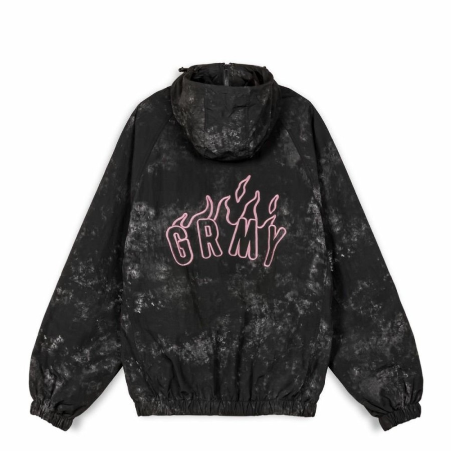 Grimey Jackets | Chaqueta Grimey Melted Stone Tie And Dye Vintage - Black - Fw23