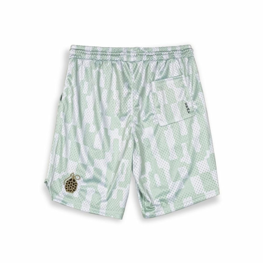 Grimey Shorts | Pantalon Corto Grimey Lucky Dragon Mesh Basket - White - Ss24