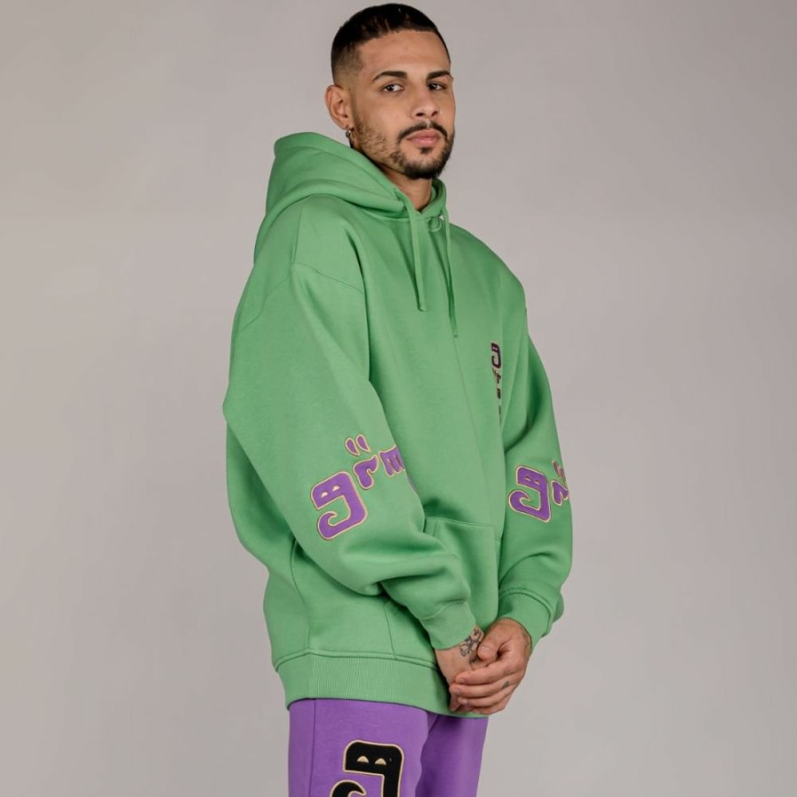 Grimey Outfits | Pack Grimey Pant + Hoodie "Lust Mantra" - Purple/Green - Fall 22