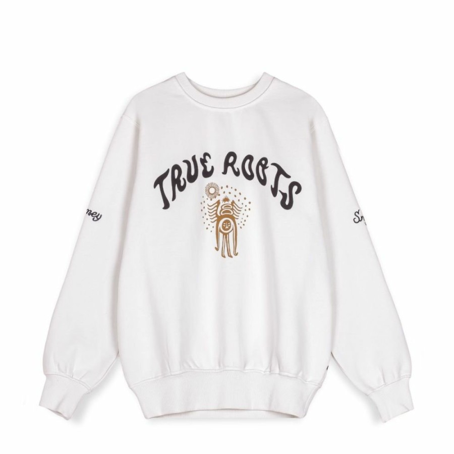 Grimey Sweatshirts | Sudadera Grimey "Snipes X Grimey True Roots" Crewneck - White - Fall 22