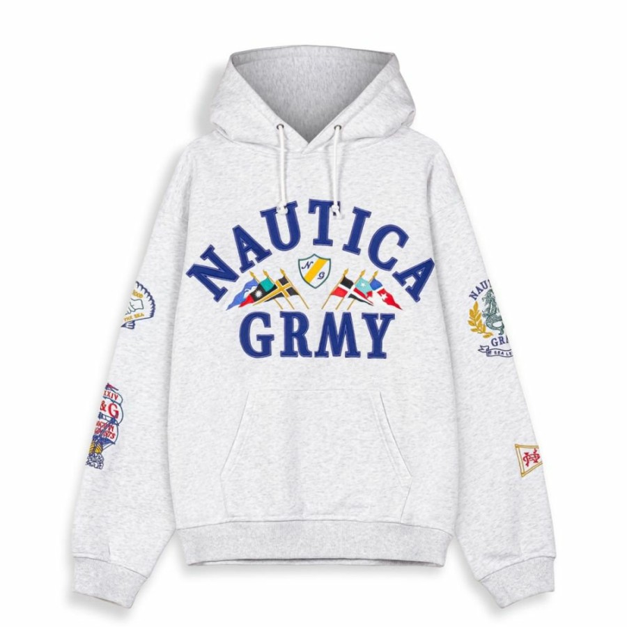 Grimey Ss24 | Sudadera Grimey Mighty Harmonist Nautica X Grmy - Sport Grey - Ss24