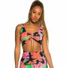 Grimey Tees & Tops | Grimey Strange Fruit All Over Print Girl Bra Top Multicolor - Spring 21