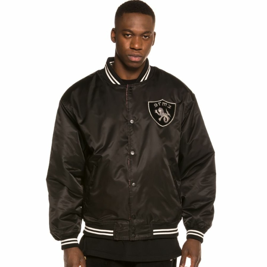 Grimey Jackets | Grimey Call Of Yore Reversible Satin Jacket Fw20 Black