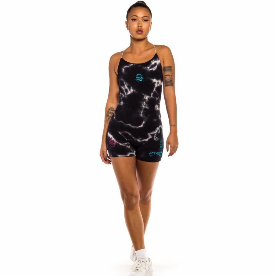 Grimey Dresses | Grimey "Day Dreamer" Jumpsuit - Bleached Black - Spring 22