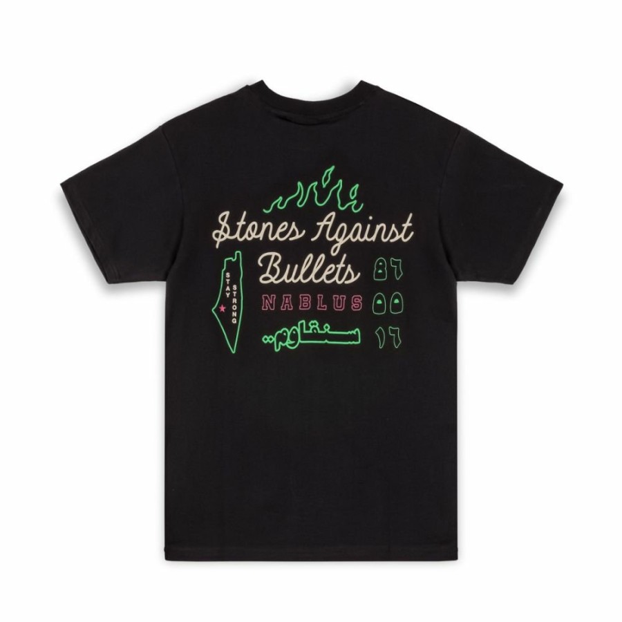 Grimey Organic | Camiseta Grimey Nablus Stones Regular - Black - Fw23