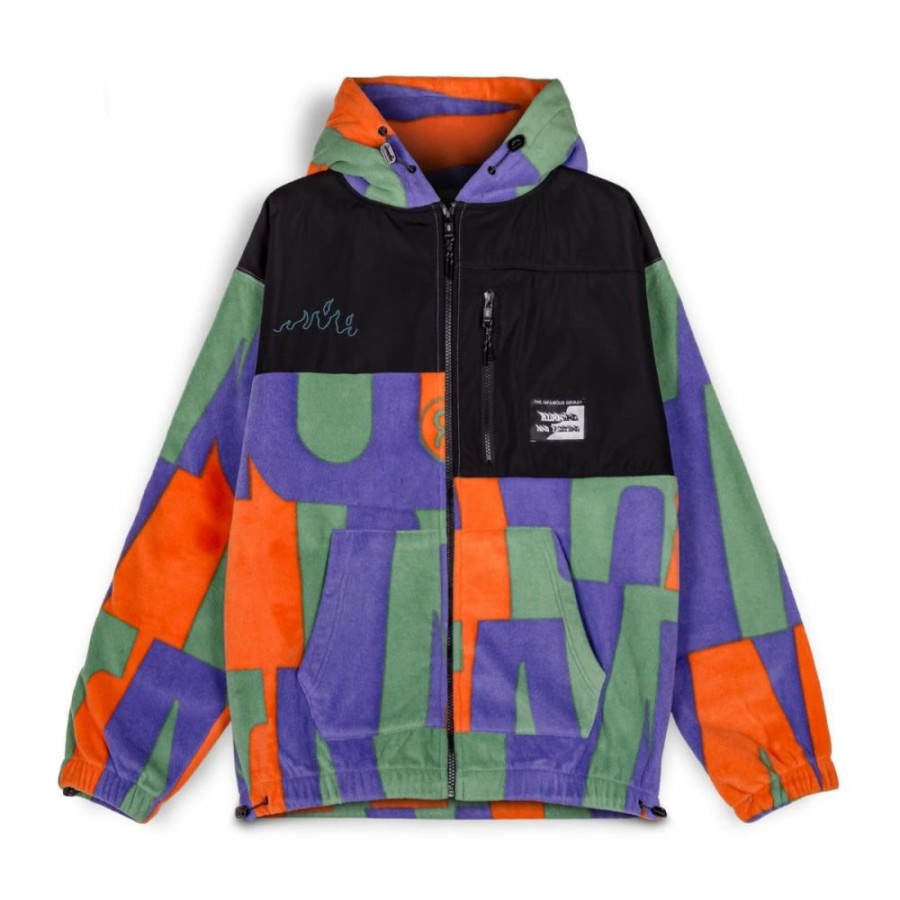 Grimey Sweatshirts | Sudadera Grimey Snow Fox All Over Polar Fleece - Multicolor - Winter 22