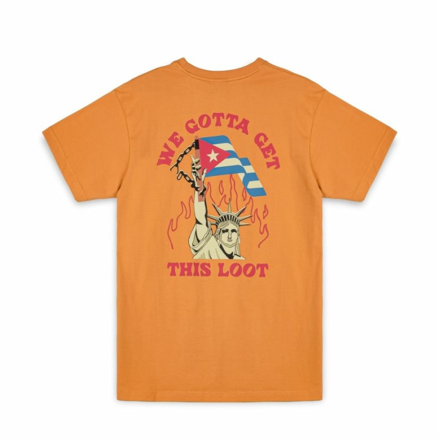 Grimey Organic | Camiseta Grimey The Cuban Linx Regular - Orange - Fw23