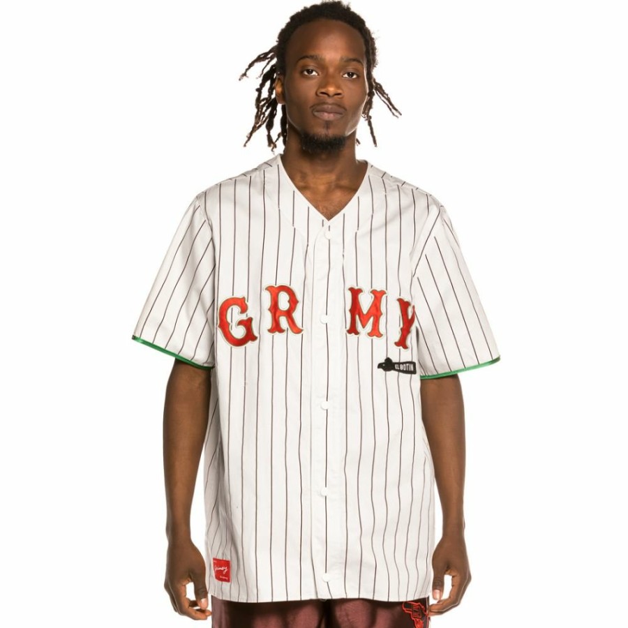 Grimey Tees | Camiseta De Baseball Grimey "The Loot - El Botin" - White - Spring 21